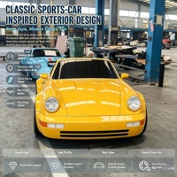 Go Kart Eléctrico Retro Premium Drift, Kart de Carreras Eléctrico para Adultos de Alta Velocidad Modelo 946 911, Velocidad Máxima 80 km/h