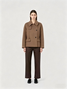 LOVEXUAN Cappotto Corto <span class=keywords><strong>da</strong></span> <span class=keywords><strong>Donna</strong></span> <span class=keywords><strong>in</strong></span> 30% Cashmere e 70% <span class=keywords><strong>Lana</strong></span>, Doppio Strato, Lussuoso, Tinto a Mano, Caldo per l'Inverno - Product Image 1