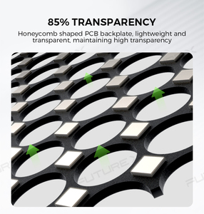 P3.91 Holografisch ultradun LED-scherm 3D transparant paneel videowall lift winkelcentrum winkelwijdingsinformatie - Product Image 3