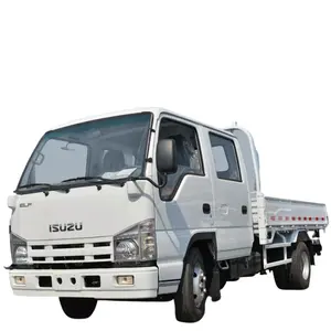 En düşük fiyat! 4T japonya ISUZU 100P 4*2 LHD çift kabinler kargo kamyon yeni çin üretilen ürünler taşınan araç fiyatı