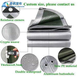 0,32mm PE-Plane Wasserdicht Wasserabweisend Winddicht Industriegewebe Outdoor Garten Pflanzenschuppen Haustier Hundehütte Abdeckung Boot - Product Image 3