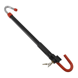 Verrouillage de volant de direction de voiture universel antivol de haute qualité noir solide réglable - Product Image 1