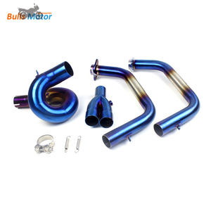 Silencieux d'échappement avant raccord sans lacet pour <span class=keywords><strong>Kawasaki</strong></span> <span class=keywords><strong>Z650</strong></span> NINJA650 <span class=keywords><strong>2020</strong></span> 2021 - Product Image 5