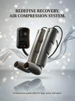 COSMO Source Factory Wholesale air Compression Leg Massager Boots Wearable Full Leg Calf Thigh Knee Massage Rechargeable