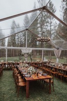 Table ronde pliante en bois pour événements en plein air, mariage, banquet, dîner, fête, mobilier d'hôtel