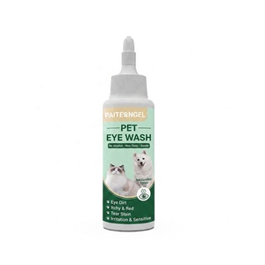 Gouttes oculaires douces pour animaux de compagnie 100ml sans alcool, nettoyant pour les <span class=keywords><strong>yeux</strong></span> des chiens pour animaux sensibles, élimine les taches de larmes, étiquette personnalisée, vente en gros B2B - Product Image 6