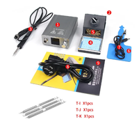 Station de Soudage OSS T12-X PLUS Fer à Souder Électronique avec Pointes T12 pour Réparation de Cartes PCB et Outils de Réparation de Soudure de Carte Téléphonique