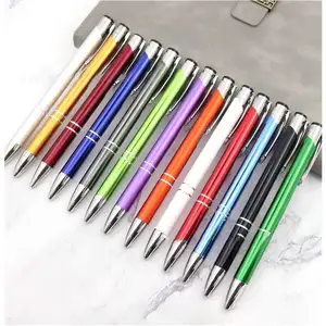 Sy10 Luxe Promotionele Metalen Balpen Met Logo Reclame Balpen Op Maat Gemaakte Pennen Stylus Pennen Met Aangepaste Logo