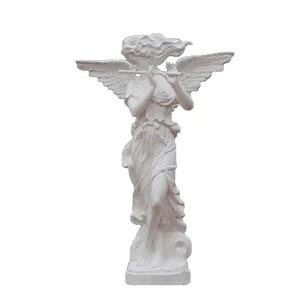 Custom Made Weeping Angel Graniet Grote Hars Glasvezel Standbeeld Art Display