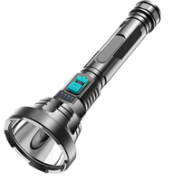 Lampe de poche très lumineuse et puissante à lumière LED, Lumens, USB Rechargeable, longue portée, torche étanche pour camping en plein air