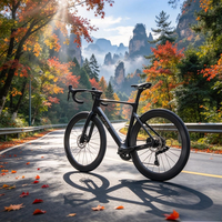 Vélo de route entièrement en carbone R18 R7170 24 vitesses, version large, roues à rayons en carbone, configuration haut de gamme, vélo de course professionnel pour adultes