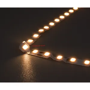 Süper parlak kaynak bükülebilir S şekli zigzag 2835 smd 2835 led şerit 6mm mektup işareti için