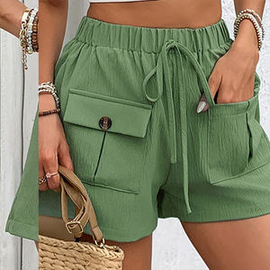 Pantalones cortos de moda casuales holgados y adelgazantes para mujer - Product Image 3