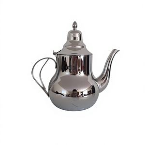 Théière marocaine en acier inoxydable de haute qualité et sans danger pour les aliments à bas prix - Product Image 1