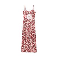 Robe bandeau décontractée d'été pour femme, style vintage imprimé, en lin mélangé, idéale pour les fêtes sur la plage