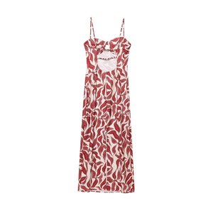 Robe bandeau décontractée d'été pour femme, style vintage imprimé, en lin mélangé, idéale pour les fêtes sur la plage - Product Image 6