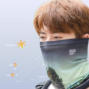 Máscara <span class=keywords><strong>de</strong></span> seda <span class=keywords><strong>de</strong></span> hielo multifuncional para hombres y mujeres, sombrilla <span class=keywords><strong>de</strong></span> invierno a prueba <span class=keywords><strong>de</strong></span> viento, manga <span class=keywords><strong>de</strong></span> cuello, protector solar, bufanda cuadrada para montar - Product Image 3