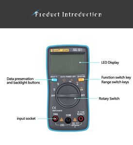 Multimètre numérique automatique de poche haute précision ZT100 - Product Image 3