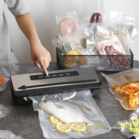 Machine de mise sous vide multifonctionnelle légère et robuste pour la viande, usage commercial et domestique, pour le saumon