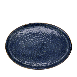 Plats ovales Moon Blue Fountain 34x24 cm - Product Image 1