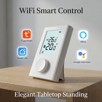 Intelligenter WLAN-Raumthermostat 868MHz RF Digitaler Temperaturregler für Gaskessel-Heizsystem Hotelnutzung Flexibel