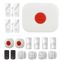 Système d'alarme médicale SOS sans fil 4G WiFi 1080P avec bouton de panique, interphone et surveillance mobile par SMS, garantie de 2 ans