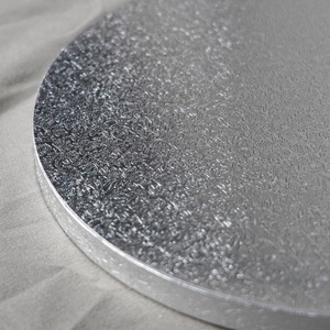 100pcs 10 Inch 12mm <b>Cake</b> Drum Round Silver <b>Cake</b> <b>Board</b> Wholesale Corrugated Cardboard Oil Proof <b>Cake</b> Paper <b>Boards</b> - Product Image 3