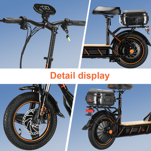 Scooter Eléctrico KUGOO C1 PRO+ con Maletero, 500W, 48V, 70KM de Autonomí<span class=keywords><strong>a</strong></span>, Scooter Eléctrico de 2 Ruedas para Adultos, Patineta Eléctrica - Product Image 6