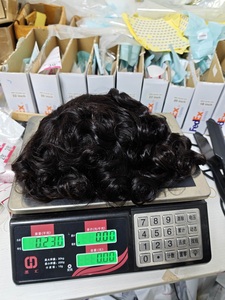 Promotion 33$ Letsfly Perruques Loose Wave avec frange 3 #   4 #   Perruques bouclées en cheveux humains fabriquées à la machine, 100% cheveux naturels, livraison rapide - Product Image 6