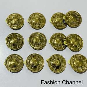 Pendientes de Clip de Latón de Diseño - Product Image 4