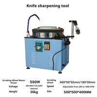Affûteur de couteaux automatique à vitesse réglable, refroidi par eau, pour couteaux de cuisine, ciseaux, machine à affûter à broyage fin