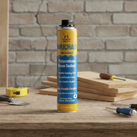 MU CHAO A12 900g 750ml Adhésif en mousse de polyuréthane monocomposant, anti-moisissure, écologique, pour la construction, le travail du bois, le collage