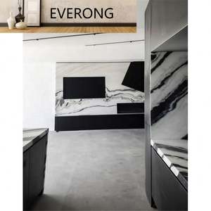 Comptoir <span class=keywords><strong>de</strong></span> <span class=keywords><strong>travail</strong></span> préfabriqué Ev Décoration intérieure Comptoirs <span class=keywords><strong>de</strong></span> <span class=keywords><strong>cuisine</strong></span> en marbre blanc panda naturel - Product Image 4