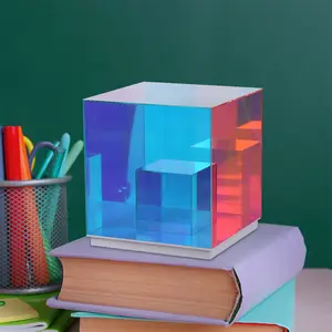 Hot Sell Rubik's Cube Table Lamp Magic Cube 3x3 Promotional Magic Folding Cube Night Light For Homestay