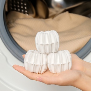 Outils de nettoyage créatifs, boule de lavage en plastique réutilisable pour le linge, boule de lavage en plastique pour la salle de bain - Product Image 3
