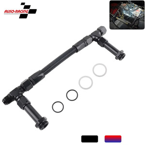 Kit de tuyauterie de carburateur double rail Auso-Racing An8 An6 pour carburateur Holley 4150 en alliage d'aluminium - Product Image 1