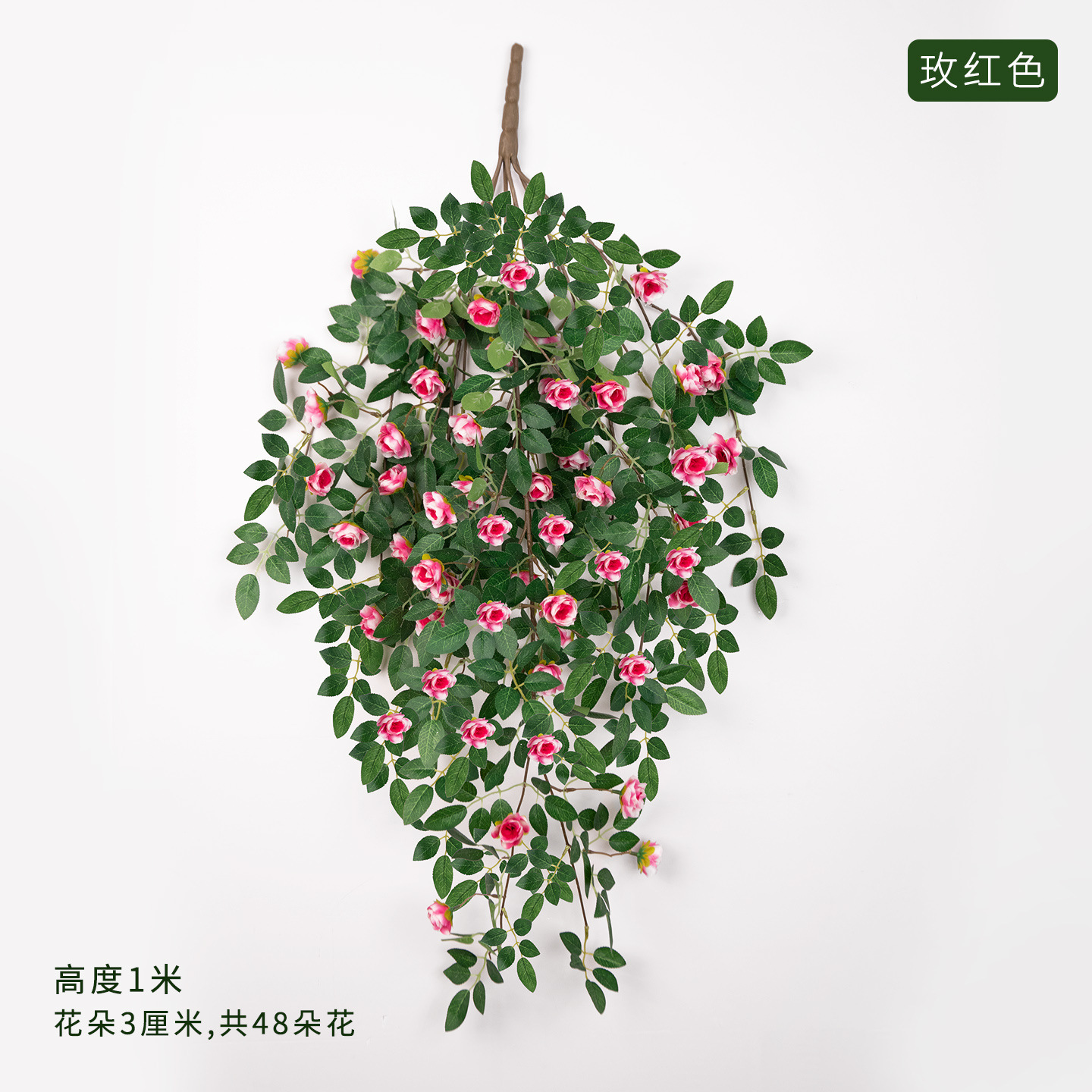 Tenture murale victorienne [Rose Rouge]