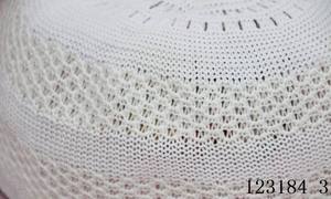 2023 New Design Fully Embroidered Adult Worship Islamic Men's Outdoor Prayer Felt <b>Hat</b> - Product Image 5