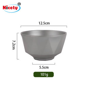 Cuencos de titanio ultraligeros de varios tamaños, portátiles, duraderos, no se dañan fácilmente, fáciles de limpiar para acampar - Product Image 6