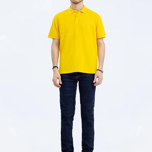 Polo à manches courtes pour homme personnalisé Design unique 100% Coton respirant Anti-rides Nouvelle saison Motif solide - Product Image 2