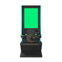 Armoire de jeu de compétence à écran tactile vertical 32 43 pouces avec barre lumineuse LED