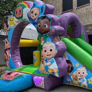Thương mại <span class=keywords><strong>Inflatable</strong></span> Coco dưa phim hoạt hình lâu đài bouncy trẻ em <span class=keywords><strong>Inflatable</strong></span> Bouncer trượt Hồ bơi cho Đảng - Product Image 3