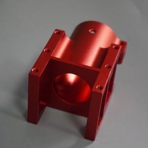 Soporte de Motor de Aleación de Aluminio Rojo Mecanizado con CNC de Precisión para Piezas de Ensamblaje Mecánico - Product Image 6