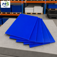 Feuille de plastique ondulé PP durable et personnalisée pour la protection des séparateurs de boîtes et les applications de stockage en entrepôt