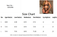 En stock Nouveauté 2026 Lingerie noire sexy sculptante avec broderie artisanale complexe, empiècements et pendentif métallique