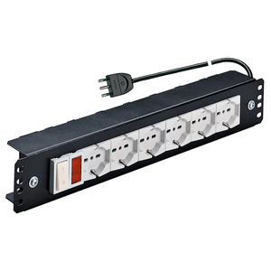 Regleta de alimentación universal de 6 tomas con luz indicadora y cable de 51 cm de longitud - Product Image 1