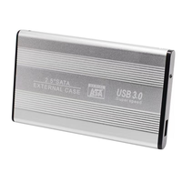 2.5 pollici in alluminio SATA HD HDD custodia custodia per disco rigido esterno USB 2.0 compatibile per PC portatile SSD Desktop