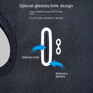 Barafala Masques coupe-vent d'hiver Chapeaux pour hommes femmes Cous chauds Foulards de <span class=keywords><strong>ski</strong></span> pour sports Activités de plein air en nylon durable - Product Image 2