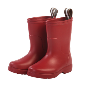 Meilleure vente Bottes de pluie élégantes et durables pour enfants avec poignées faciles à utiliser et bottes antidérapantes imperméables pour garçons et filles