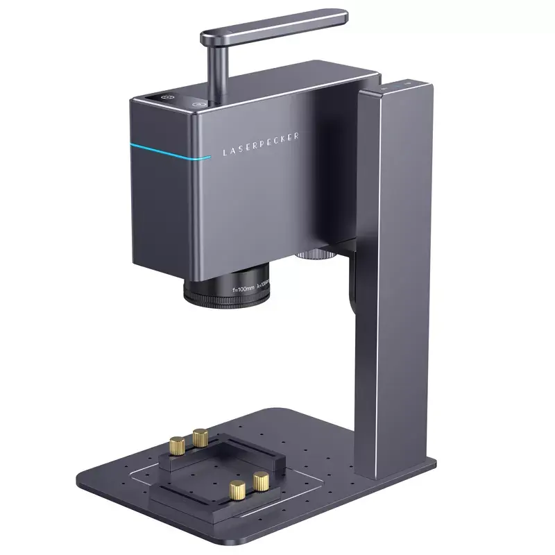 4K Portable Mini Fiber Laser Engraving Machine for Gold/Silver/Aluminum/Copper/Plastic Engraving Ring Necklace Credit Card